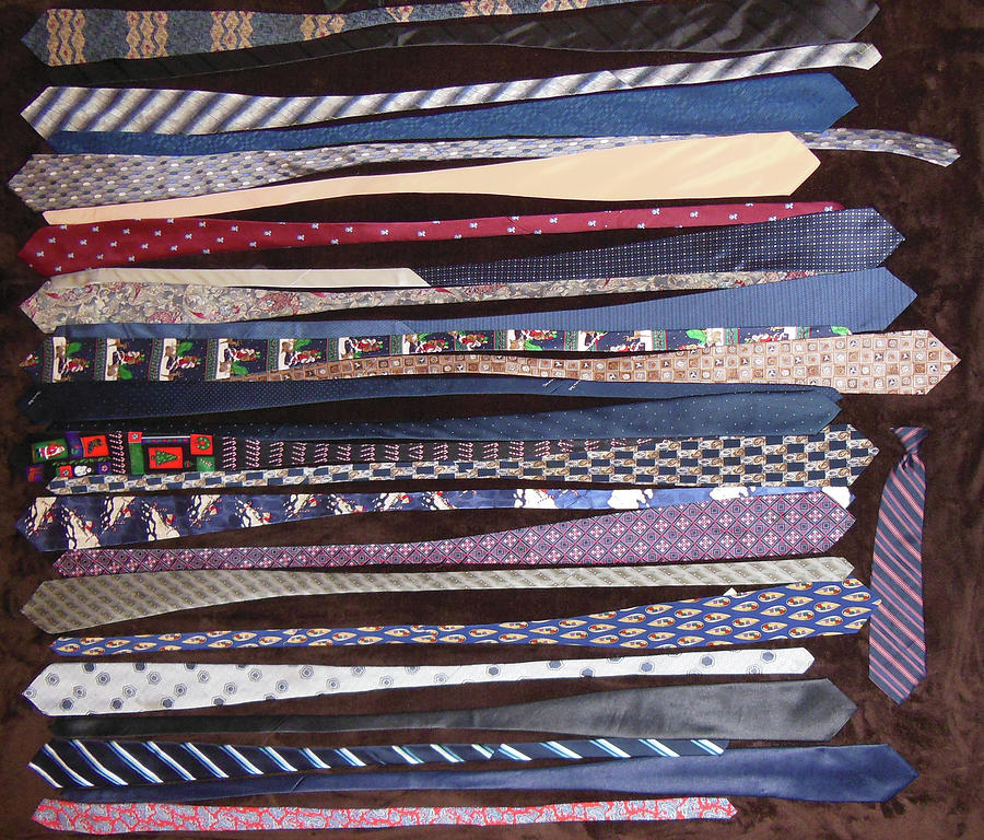 Vintage Ties in Alternating Horizontals Photograph by Only A Fine Day ...