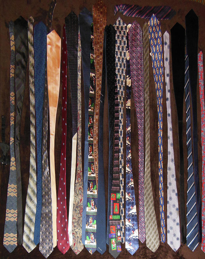 Vintage Ties in Alternating Verticals Photograph by Only A Fine Day ...