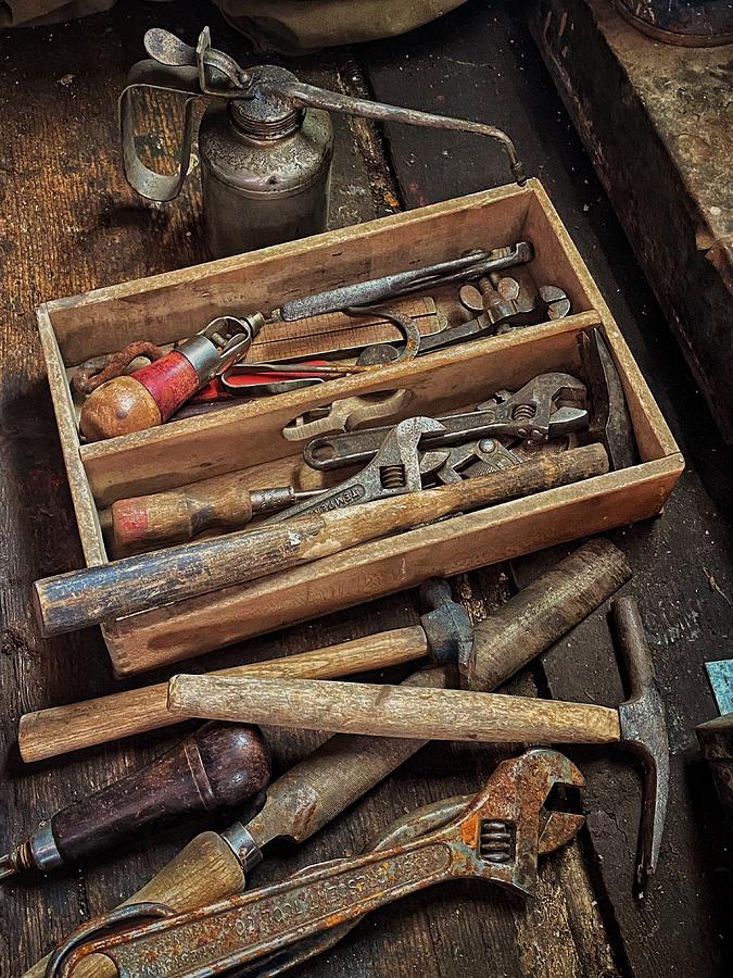 Vintage Tools Photograph by Jerry Abbott