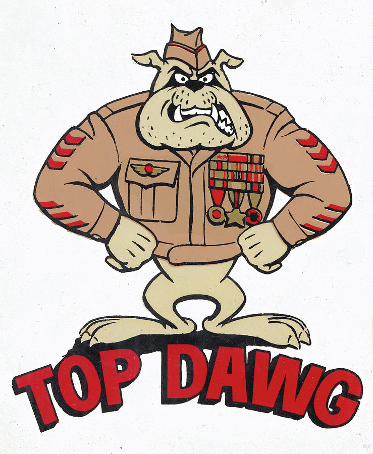 Vintage Top Dawg Mixed Media by Row One Brand