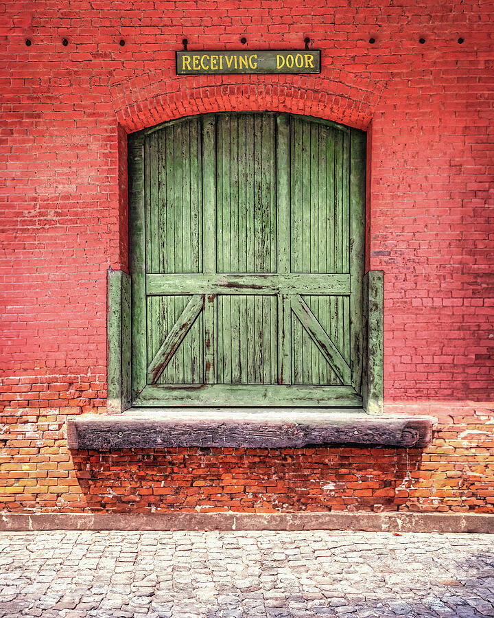 Vintage Train Depot Receiving Door - Augusta Digital Art by Mark Tisdale Vintage Train Depot Receiving Door - Augusta Digital Art by Mark Tisdale