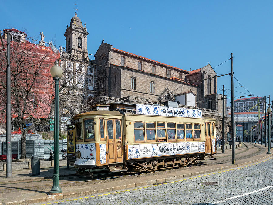Vintage Tram in Porto, Portugal Photograph by Colin and Linda McKie