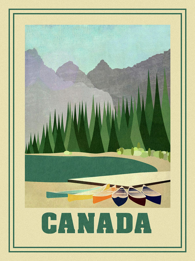 Vintage Travel Canada Photograph by Andrew Fare