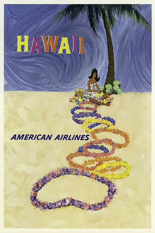 Vintage Travel Poster Hawaii Mixed Media by Movie Poster Prints