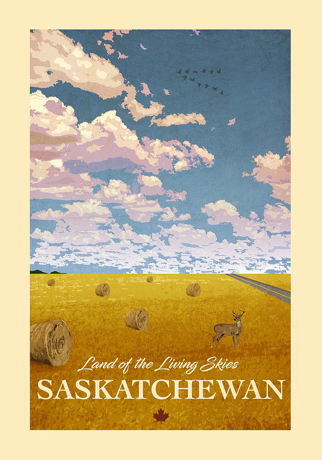 Vintage Travel Saskatchewan Photograph by Andrew Fare