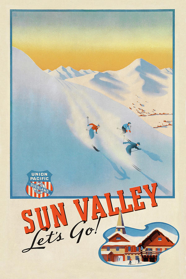 Vintage Travel Sun Valley 2 Photograph by Andrew Fare