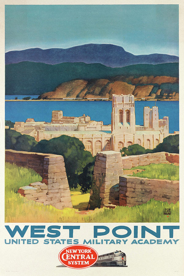 Vintage Travel West Point Photograph by Andrew Fare