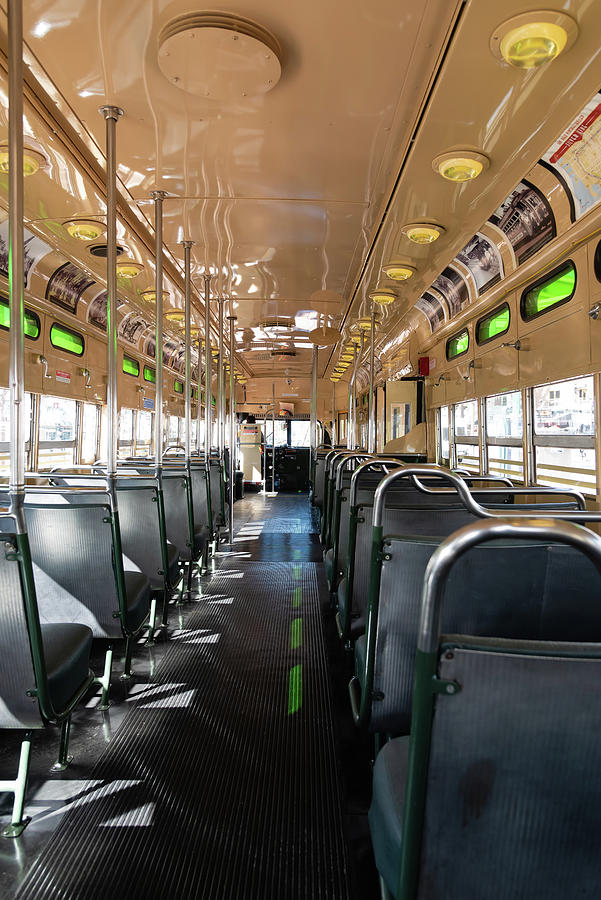 Vintage Trolley Interior Photograph By Robert VanDerWal Pixels   Vintage Trolley Interior Robert Vanderwal 