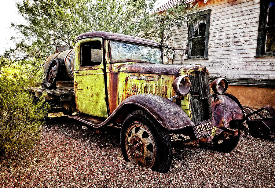 Old Yellow Photograph by Sandra Selle Rodriguez
