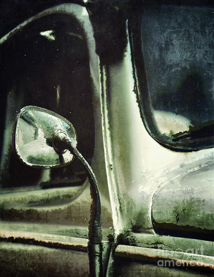 Vintage Truck Side Mirror Photograph by Phil Perkins