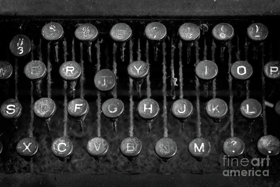 Vintage typewriter Photograph by Delphimages Photo Creations