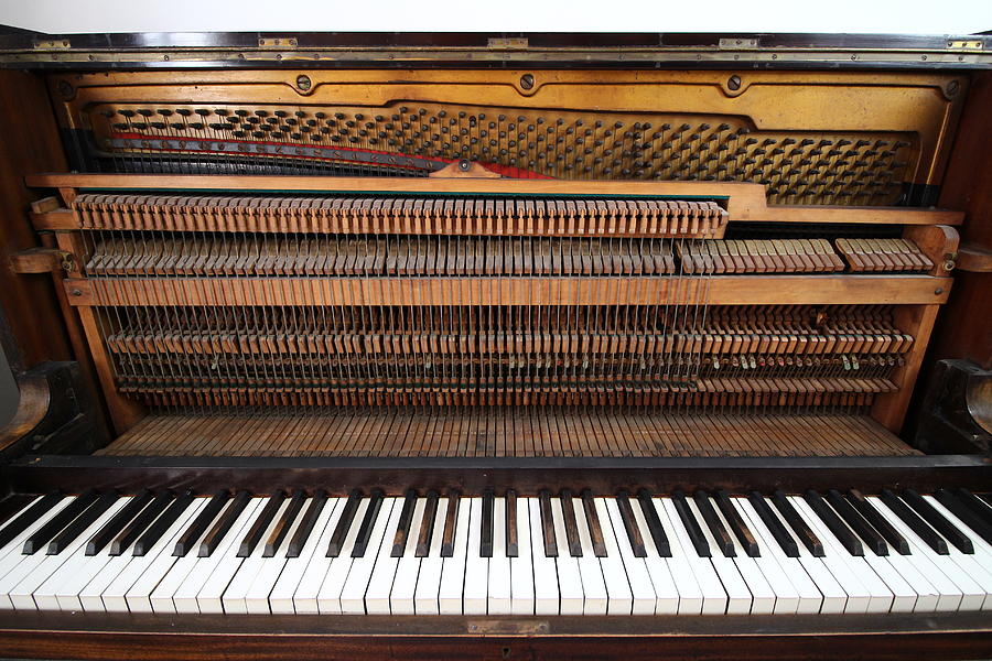 Vintage Upright Piano Number 1 Photograph