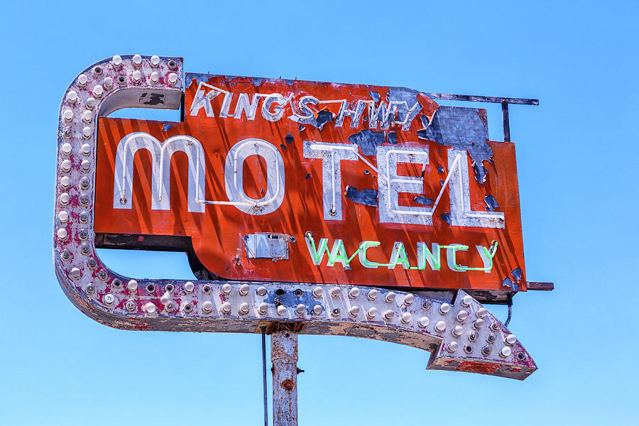 Vintage Vibes Hotel Sign California Photograph by Joseph S Giacalone