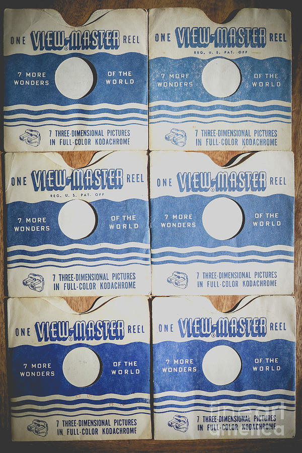 Vintage View Master Reels Photograph by Edward Fielding