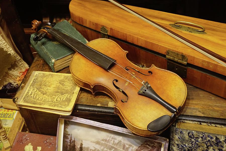 Vintage Violin Photograph by Sandra Lee Scott