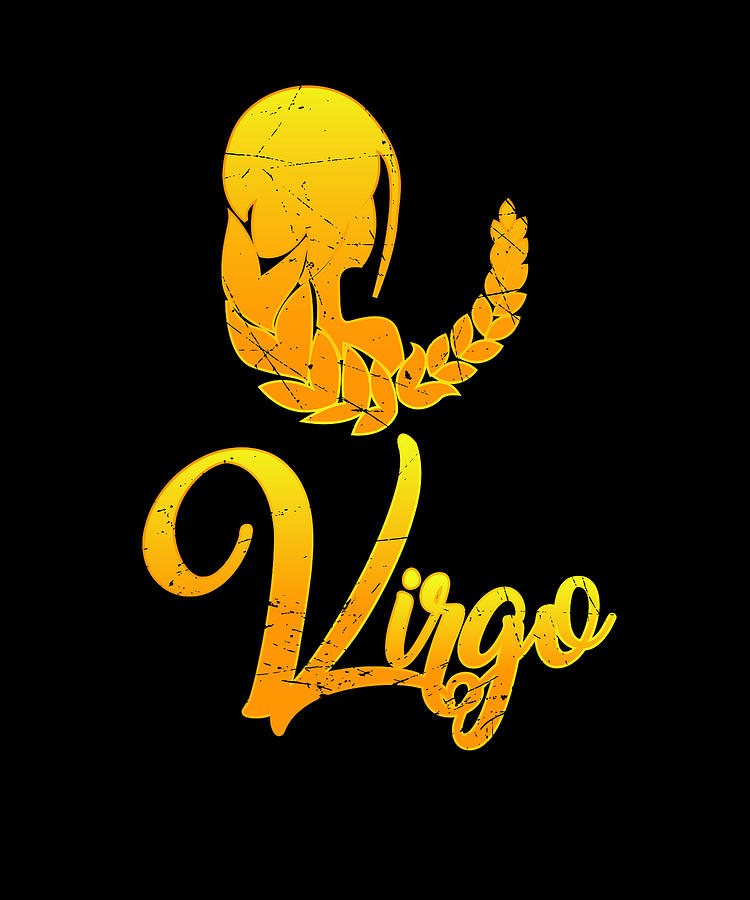 Vintage Virgo Zodiac Sign Retro Horoscope Birthday T Idea Digital