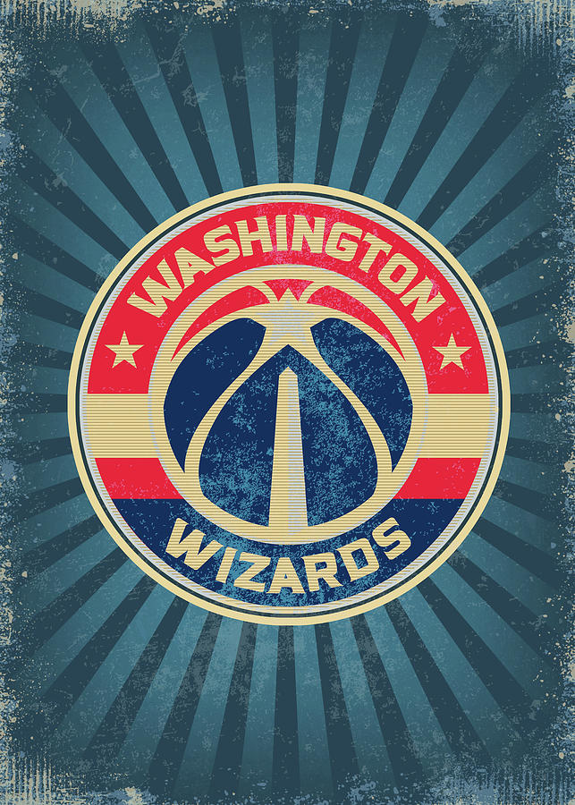 Vintage Washington Wizards Drawing By Leith Huber - Fine Art America