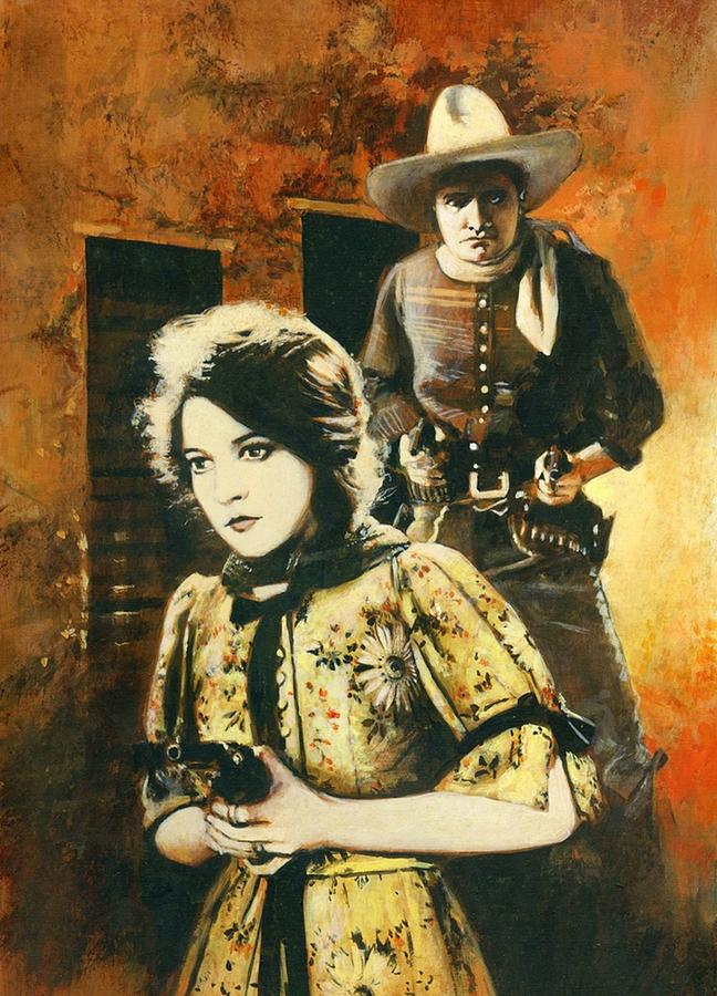 Vintage Digital Art - Vintage Western Movie Poster by Joshua Williams