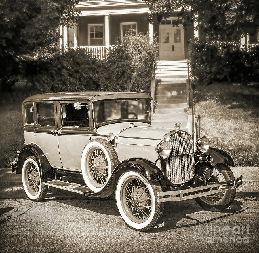 Vintage Wheels Photograph by John Anderson