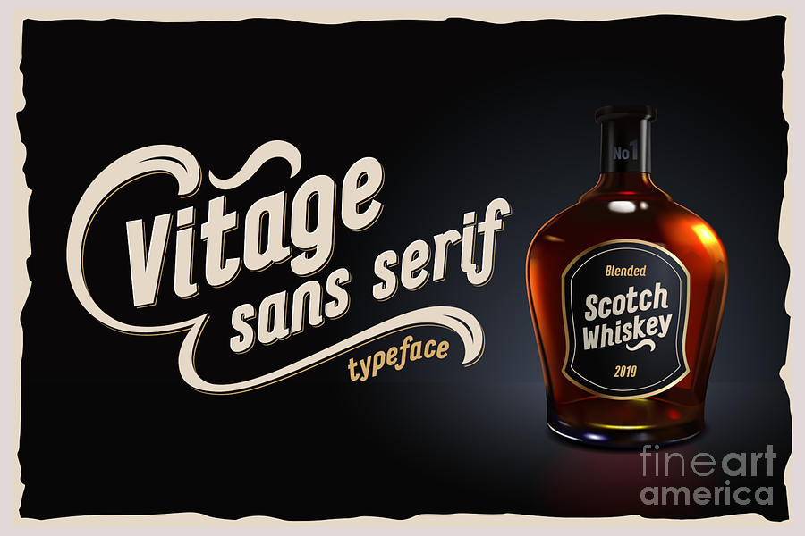 Vintage Whiskey Digital Art by Manos Chronakis
