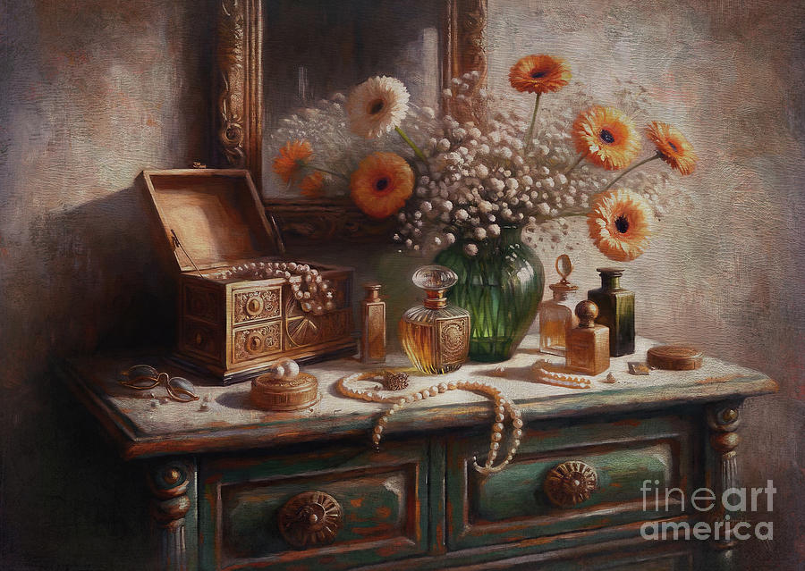 Vintage Whispers Painting by Maria Angelica Maira
