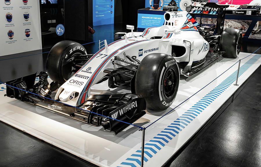 Vintage Williams Mercedes Formula One F1 racing car Photograph by Chris Yaxley