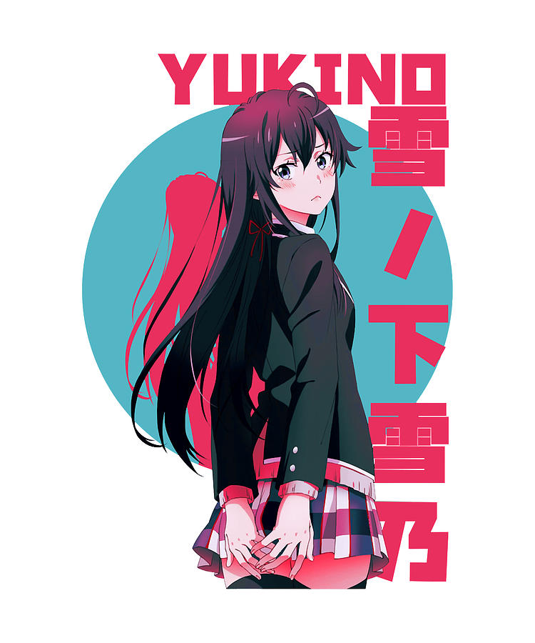 Yukino Yukinoshita Oregairu SNAFU Card Anime Greeting Card for