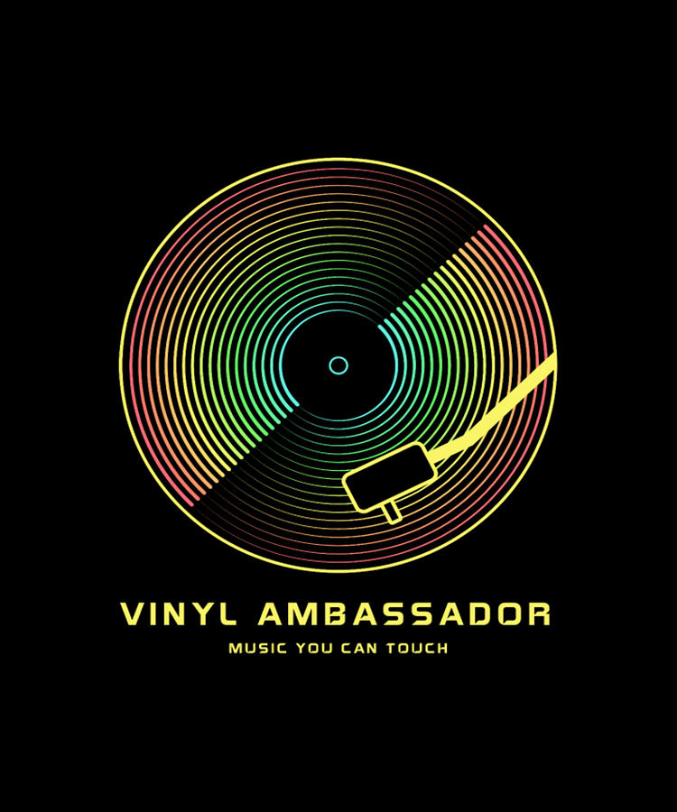 Music Digital Art - Vinyl Ambassador - Record Store Day by Tinh Tran Le Thanh