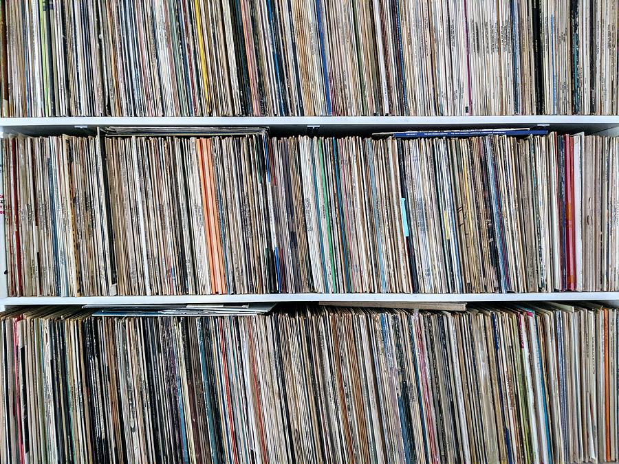 Vinyl Record Collection Photograph by Richard Newstead