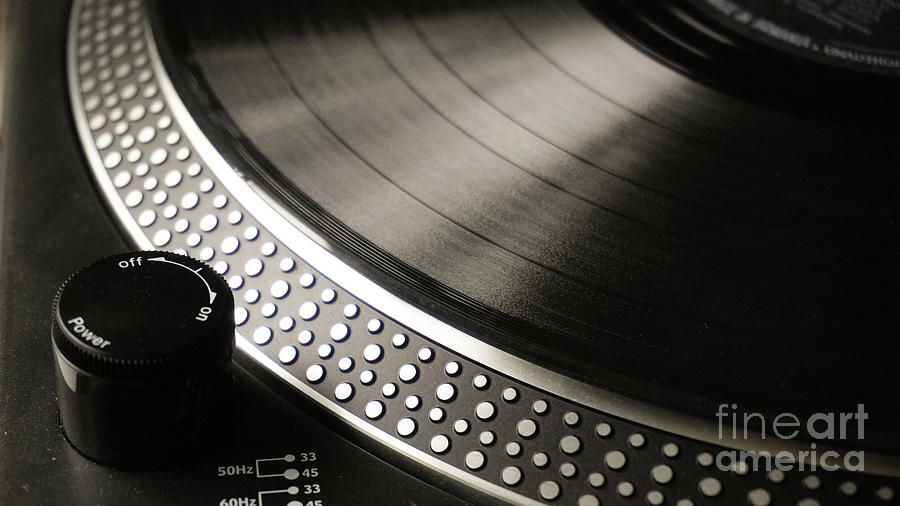 Vinyl Turntable Closeup Retro Audio Device For Music Or Dj Photograph By Dragos Nicolae Dragomirescu