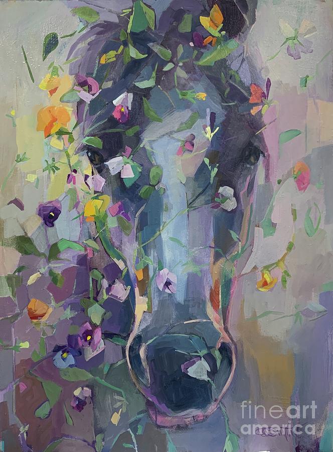 Viola Painting by Kimberly Santini