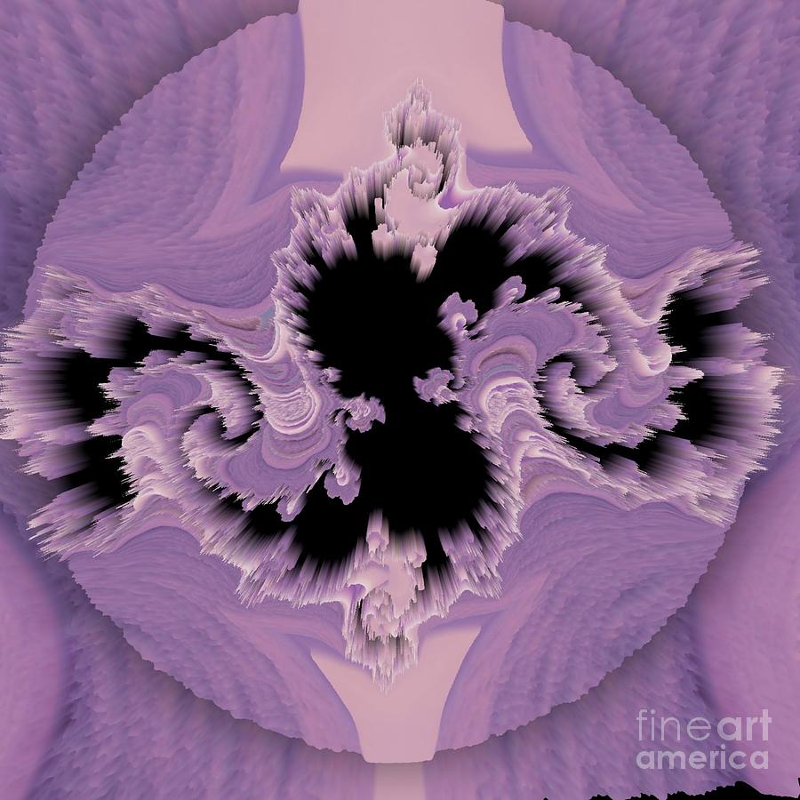 Violet Flame Art Digital Art