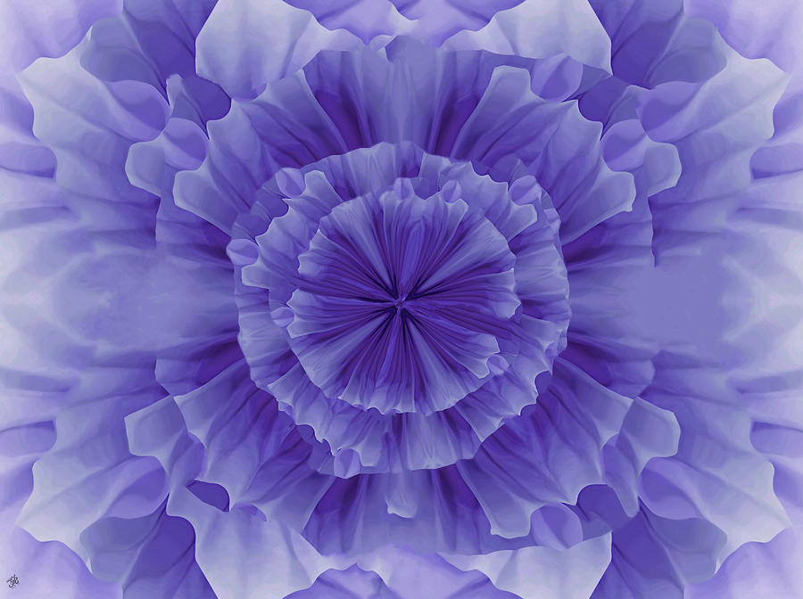Violet Flower Abstract Photograph by Ginger Repke