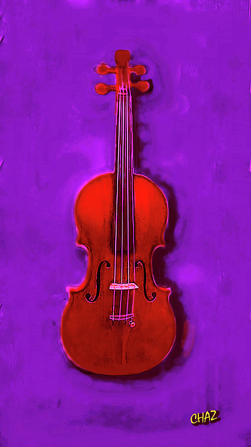 Violin Digital Art by CHAZ Daugherty