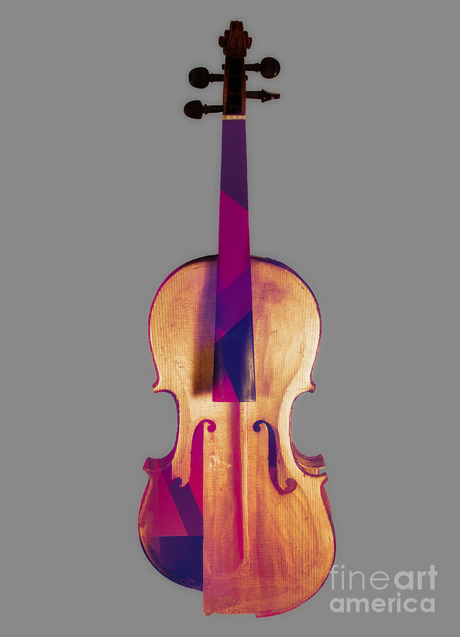 Music Photograph - Violin in Applied Capriccio  by Steven Digman