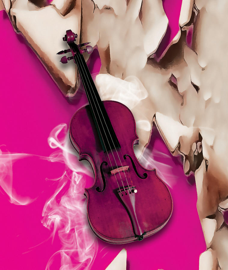 Violin Magic Mixed Media by Marvin Blaine