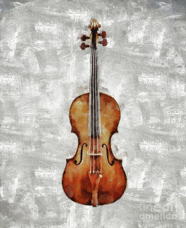 Violin Painting by Esoterica Art Agency