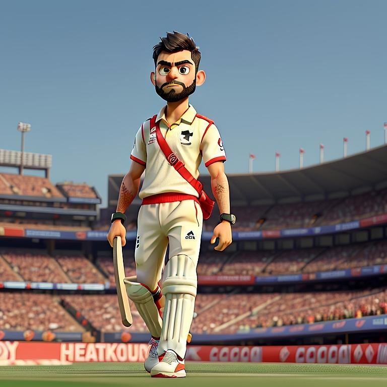 Virat Kohli Digital Art by Joshua Barsch - Pixels