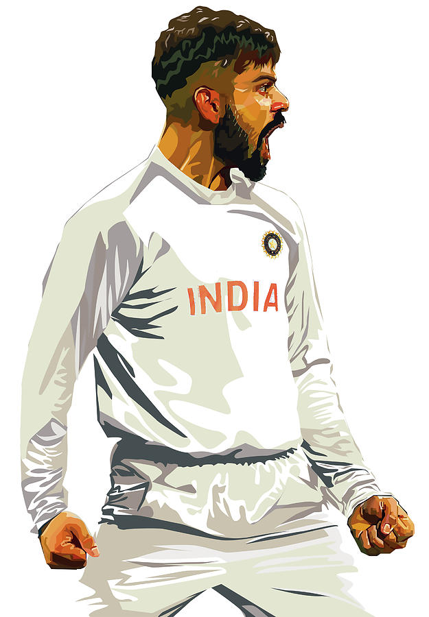 Virat Kohli Digital Art By VM Jose - Fine Art America