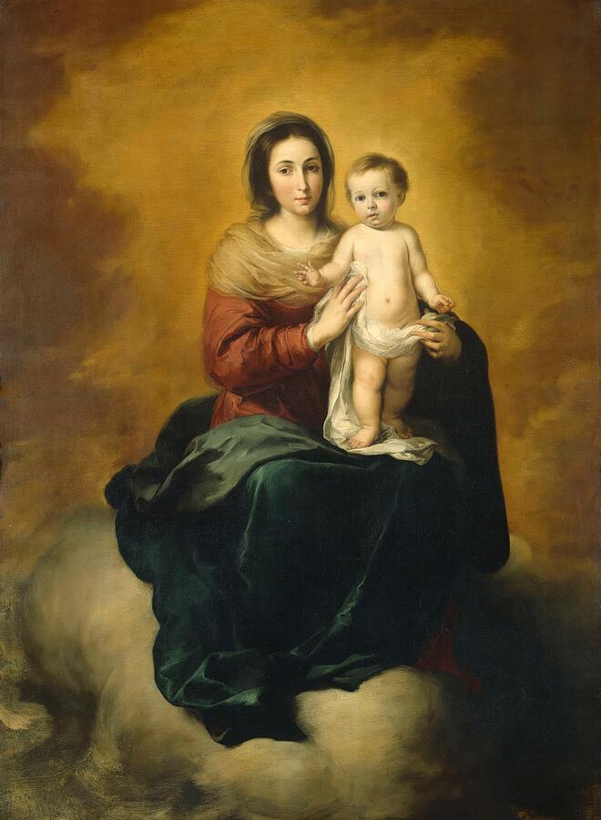 Virgin and Child - Bartolome Esteban Murillo Digital Art by Samuel HUYNH Virgin and Child - Bartolome Esteban Murillo Digital Art by Samuel HUYNH
