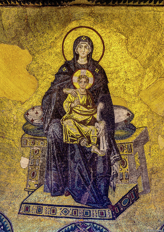 Virgin and Child Mosaic Hagia Sophia Photograph by Weston Westmoreland