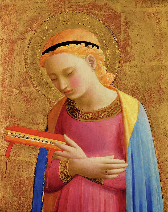 Fra Angelico Painting - Virgin Annunciate, 1450-1455 by Fra Angelico