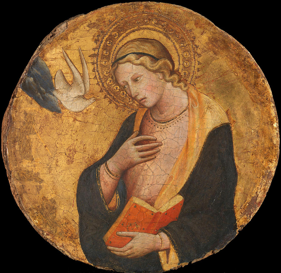 Virgin Annunciate Painting by Lorenzo di Niccolo