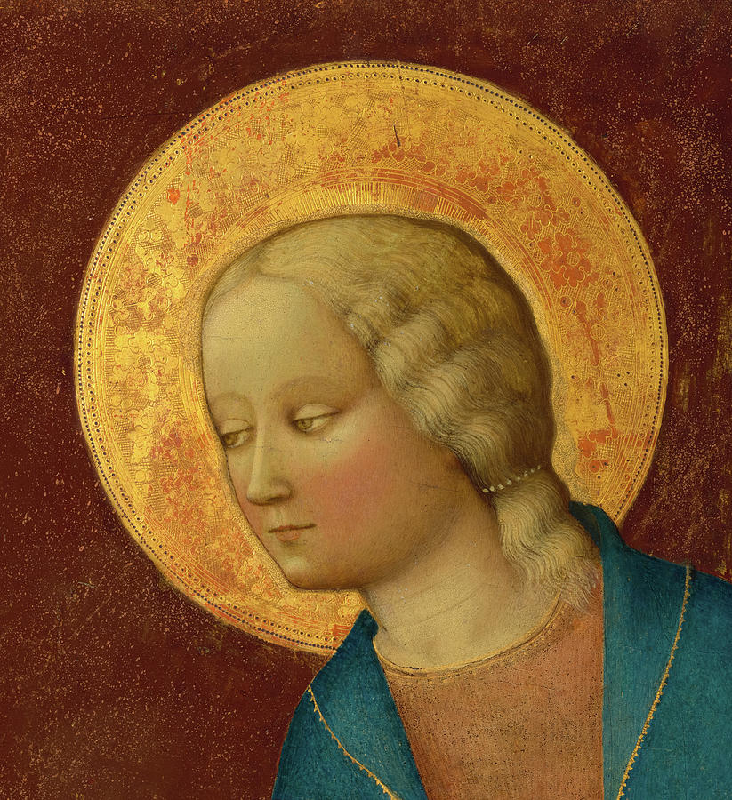 Virgin Annunciate Painting by Masolino da Panicale - Fine Art America