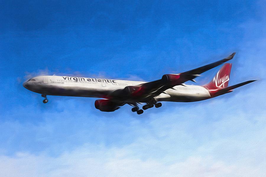 Virgin Atlantic Airbus A340 Art Photograph