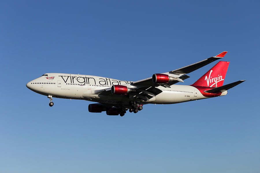 Virgin Atlantic Boeing 747 Tinker Belle Photograph
