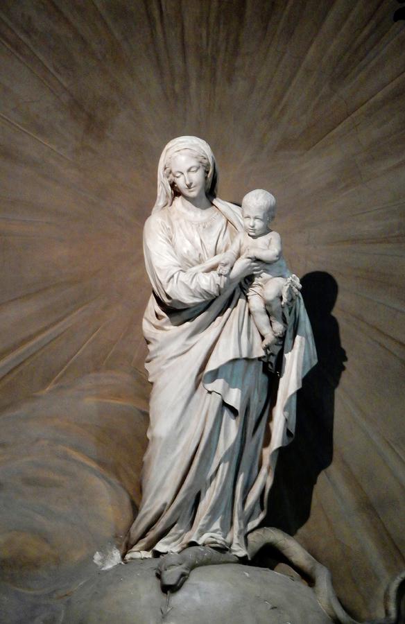 Paris Photograph - Virgin Mary and Child by Tim Mattox