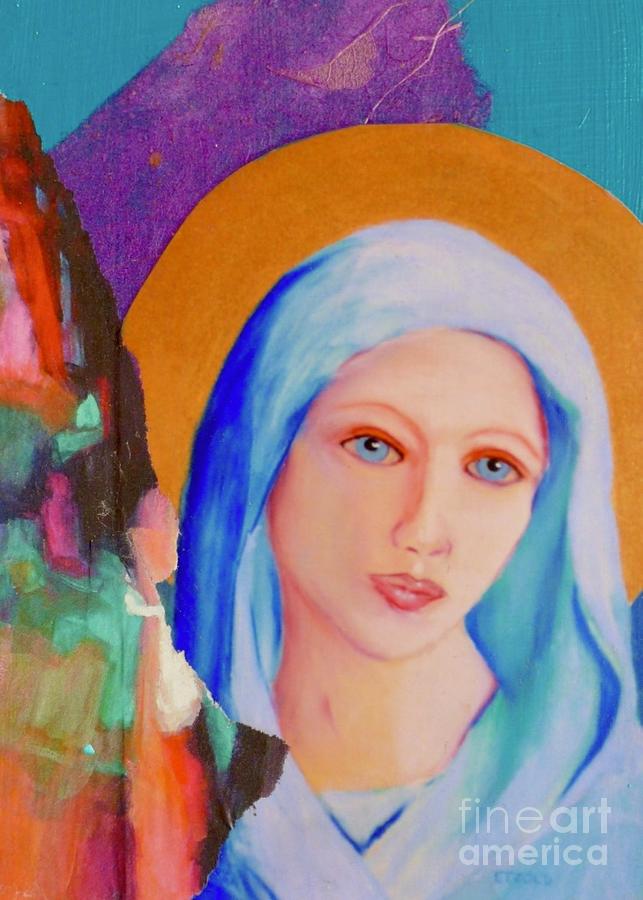 Virgin Mary Painting by Melinda Etzold