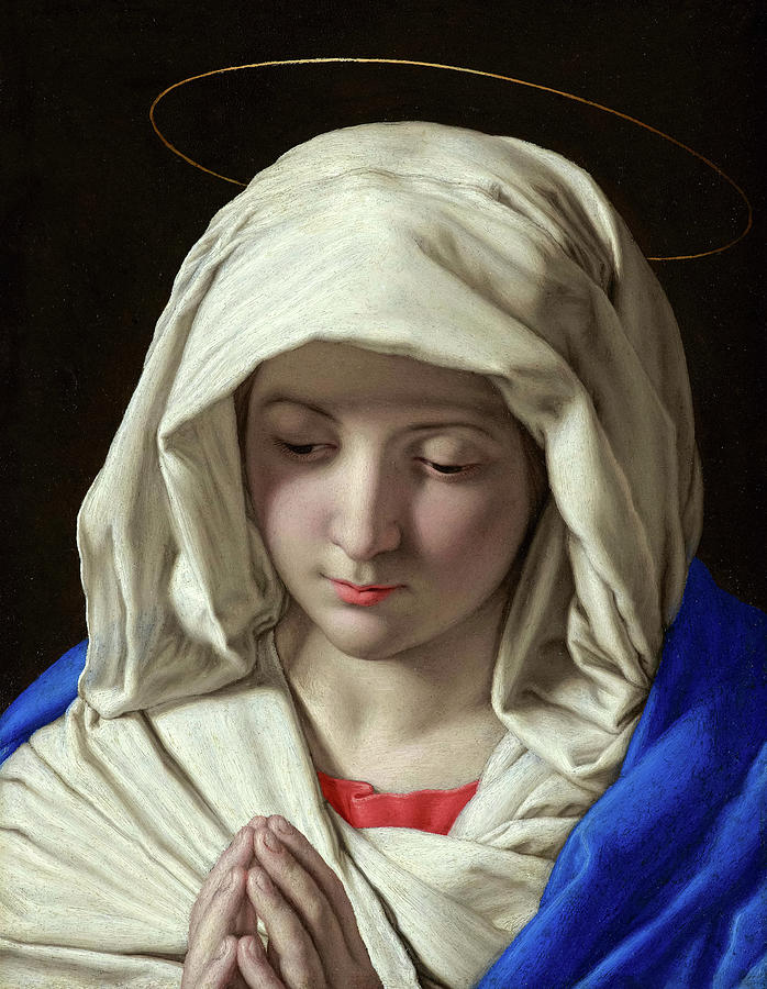 Virgin Mary, Mother of Jesus Painting by Giovanni Battista Salvi ...
