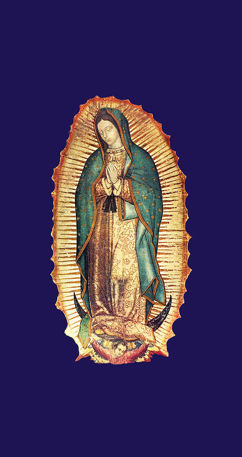 Virgin Mary. Our Lady of Guadalupe. Digital Art by Tom Hill - Pixels
